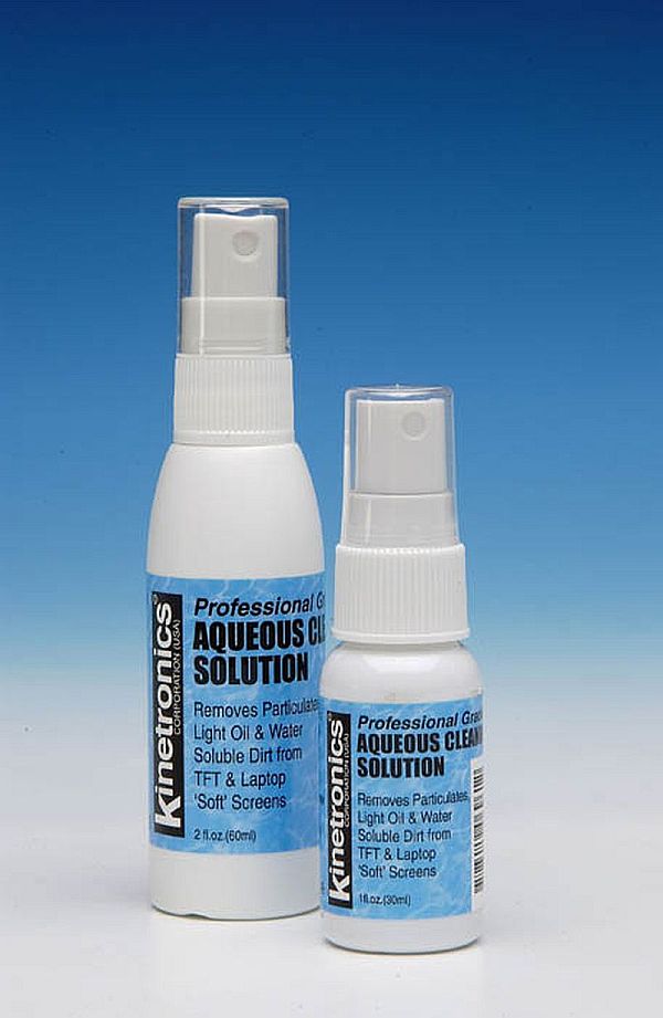Aqueous Display/Screen Cleaning Solution – 2oz Spray Bottle (ACS2S)